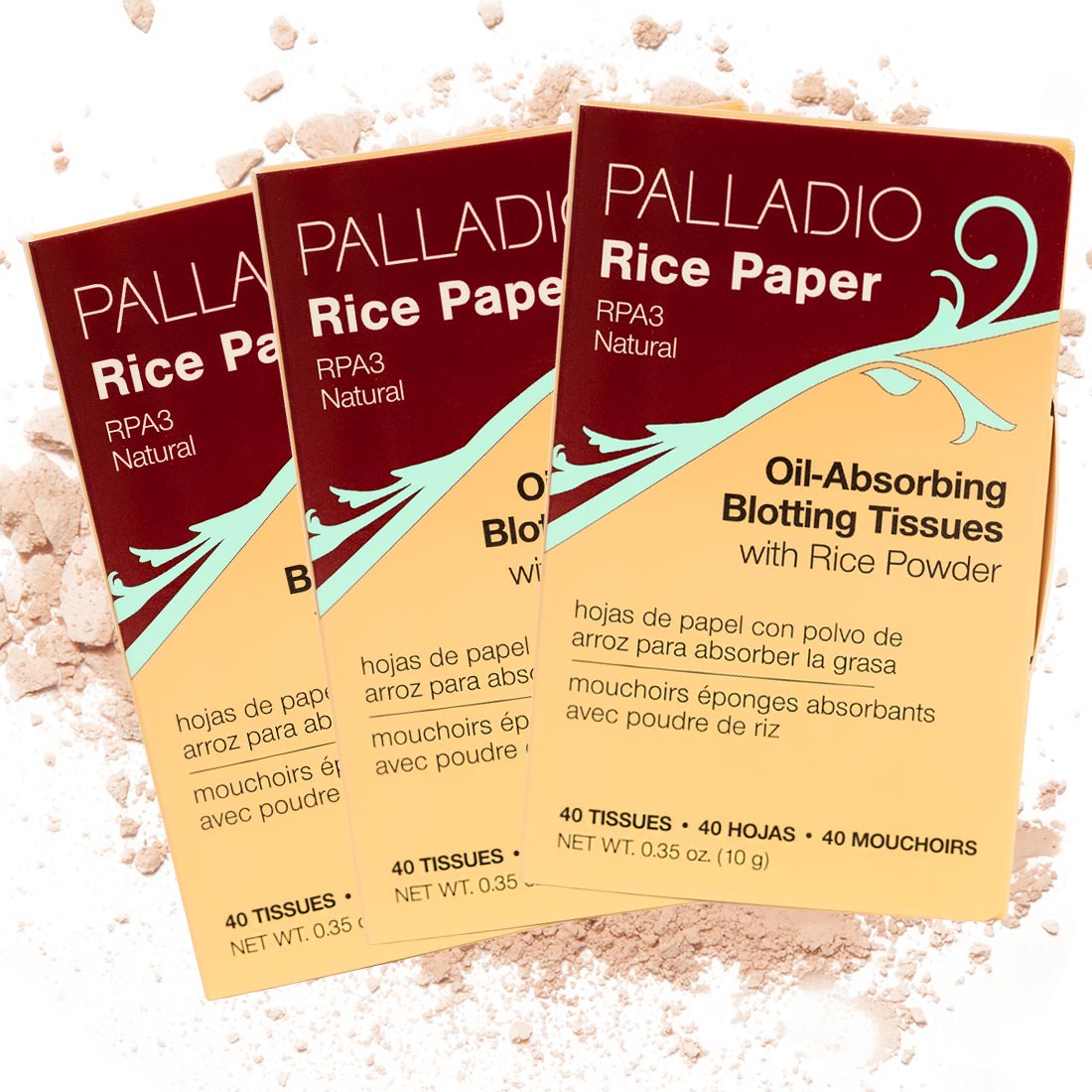 RICE PAPER OIL BLOTTING SHEETS