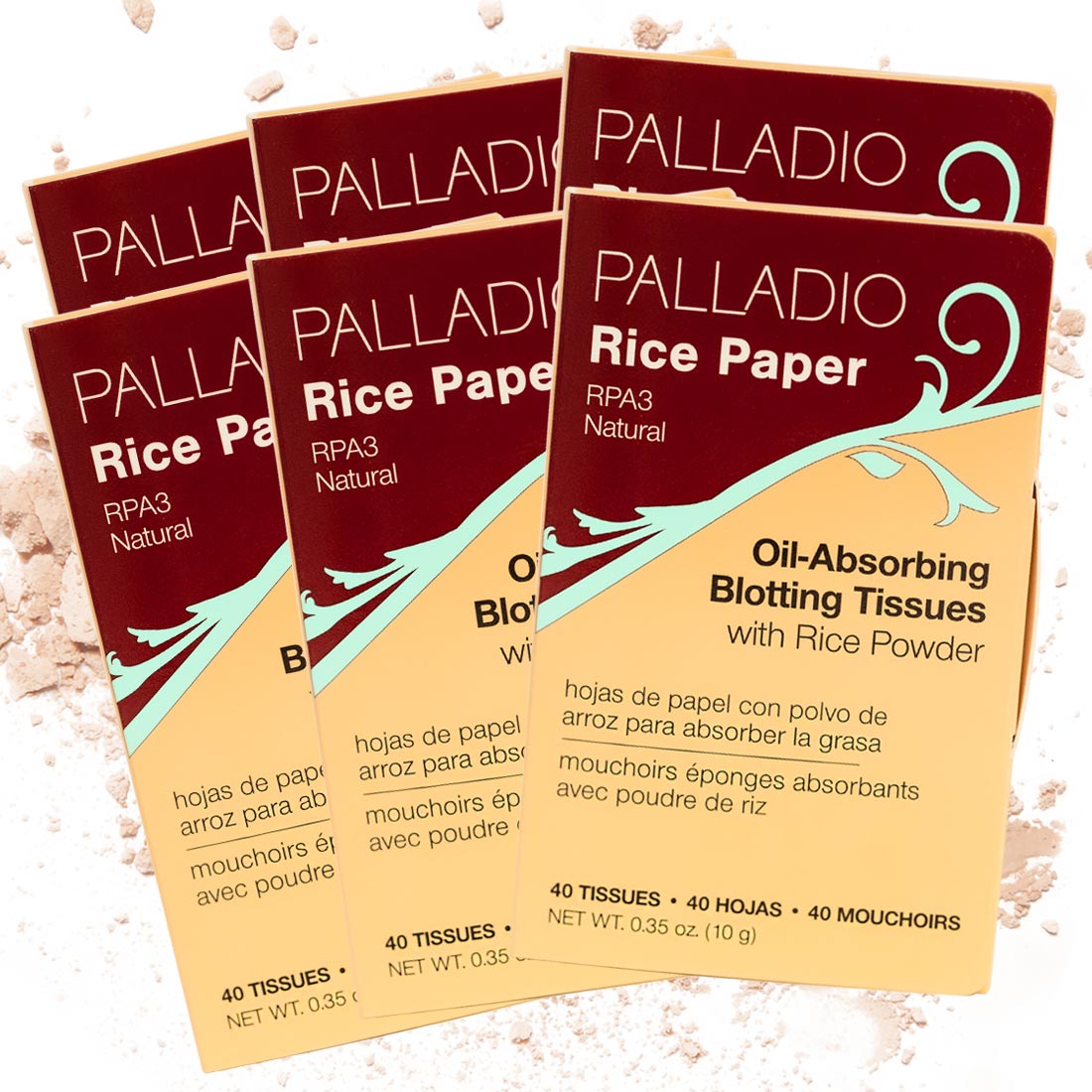 RICE PAPER OIL BLOTTING SHEETS