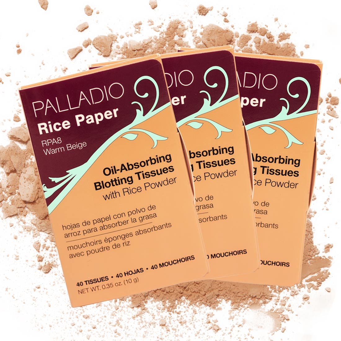 RICE PAPER OIL BLOTTING SHEETS